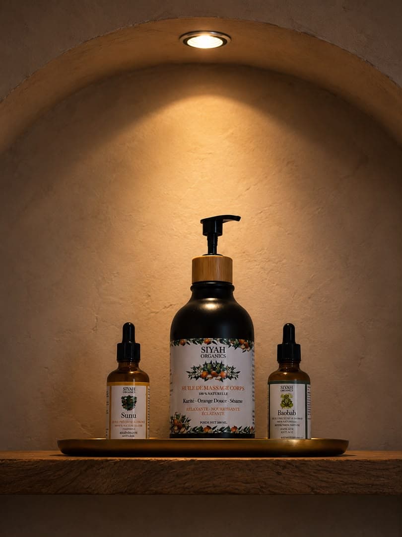 Les huiles naturelles Siyah Organics de l'Espace Bien-être